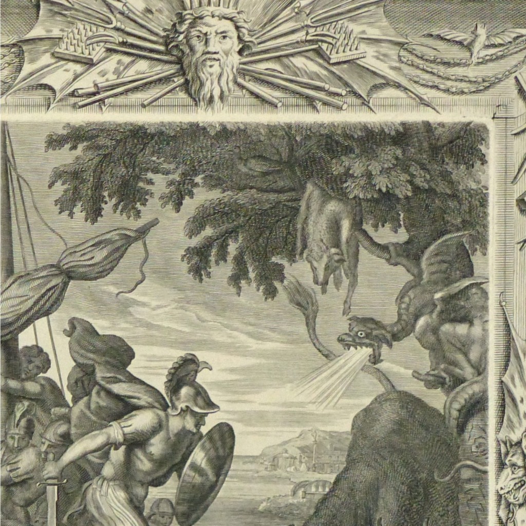 Copper Engraving The Golden Fleece Original Art, Antique Maps & Prints