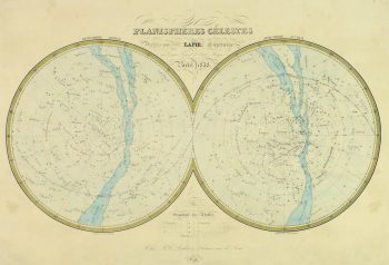Celestial Planispheres Engraving, 1838-main-10371M