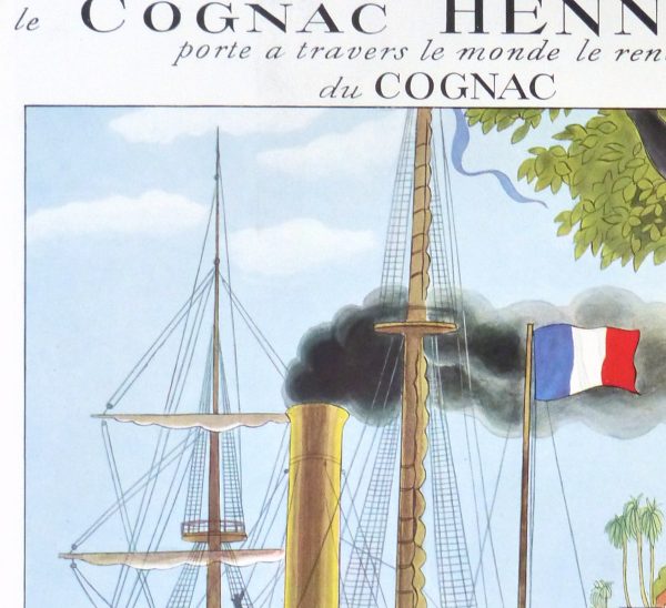 Hennessy Cognac Print, Circa 1920-detail 2-10402M