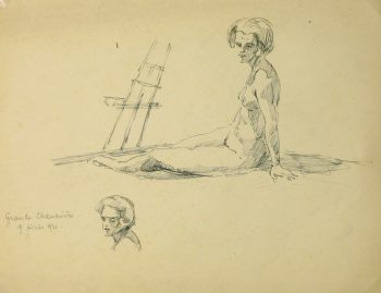 Nude Sketch, 1921-main-8226K