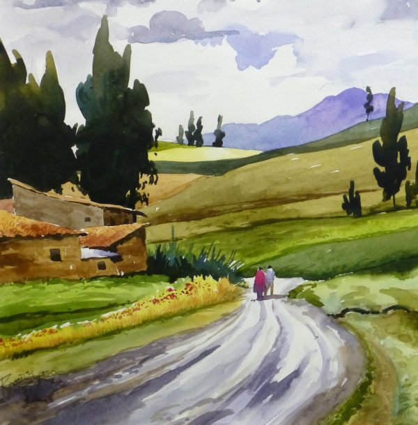 Watercolor Landscape - Afternoon Journey, 2011-detail 2-10535M
