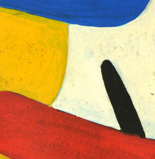 Abstract Oil Painting, Circa 1940-detail-5214MG