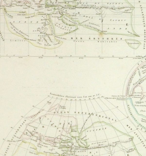 Ancient Greek Geography Map, 1838-detail 2-9368K