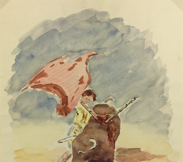 Spain Original Art - Bull Fighting, R. Prigent, c.1980