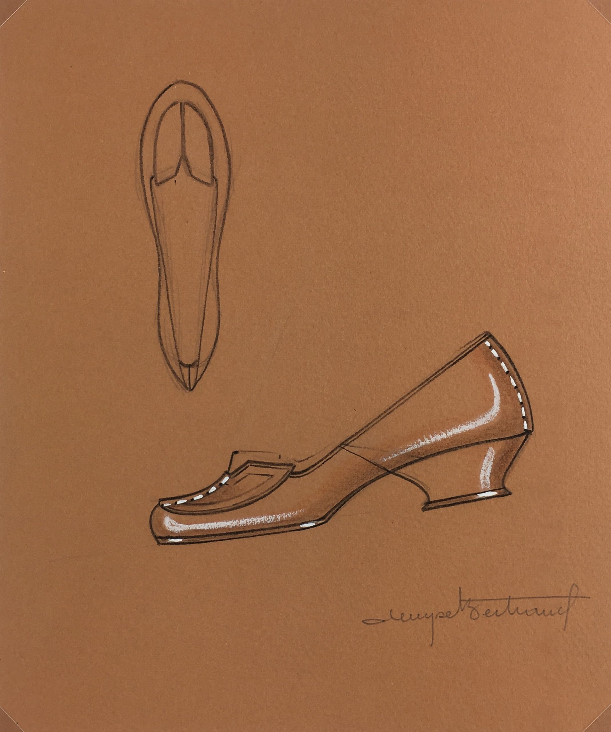 Fashion Shoe Drawings