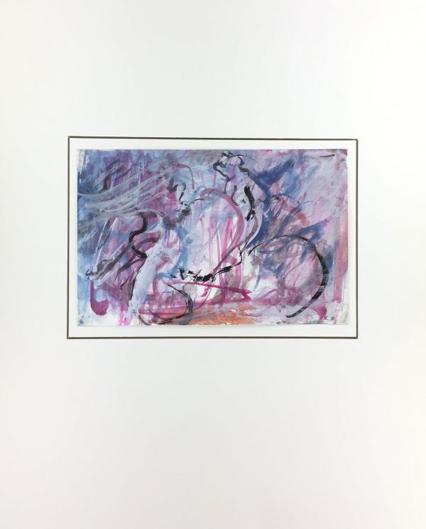 Abstract Modern Original Art - Bleu Paysage, Eric Brault, 1990