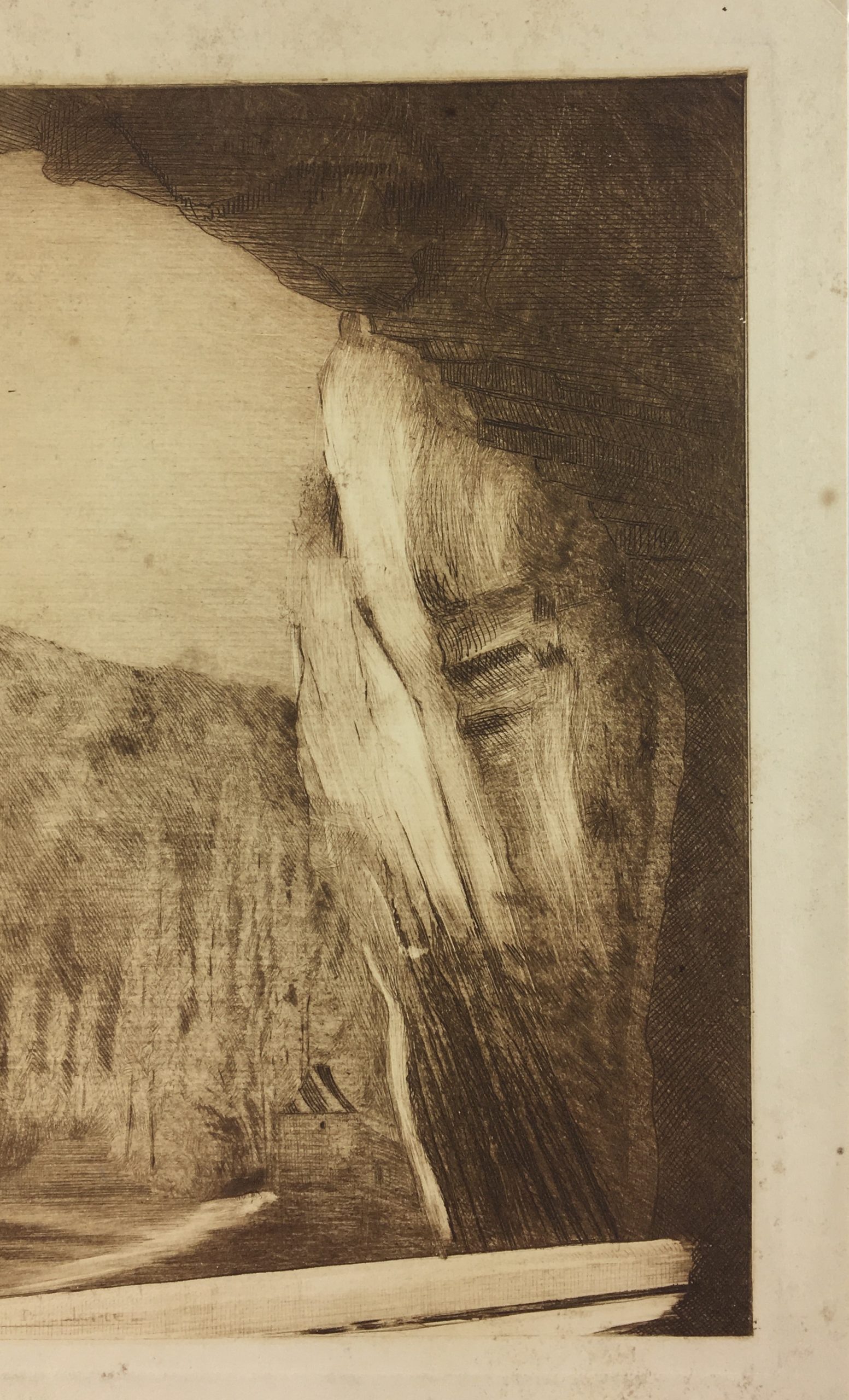 Engravings & Etchings Original Art Penombre, Jean Becmeaur, 1923