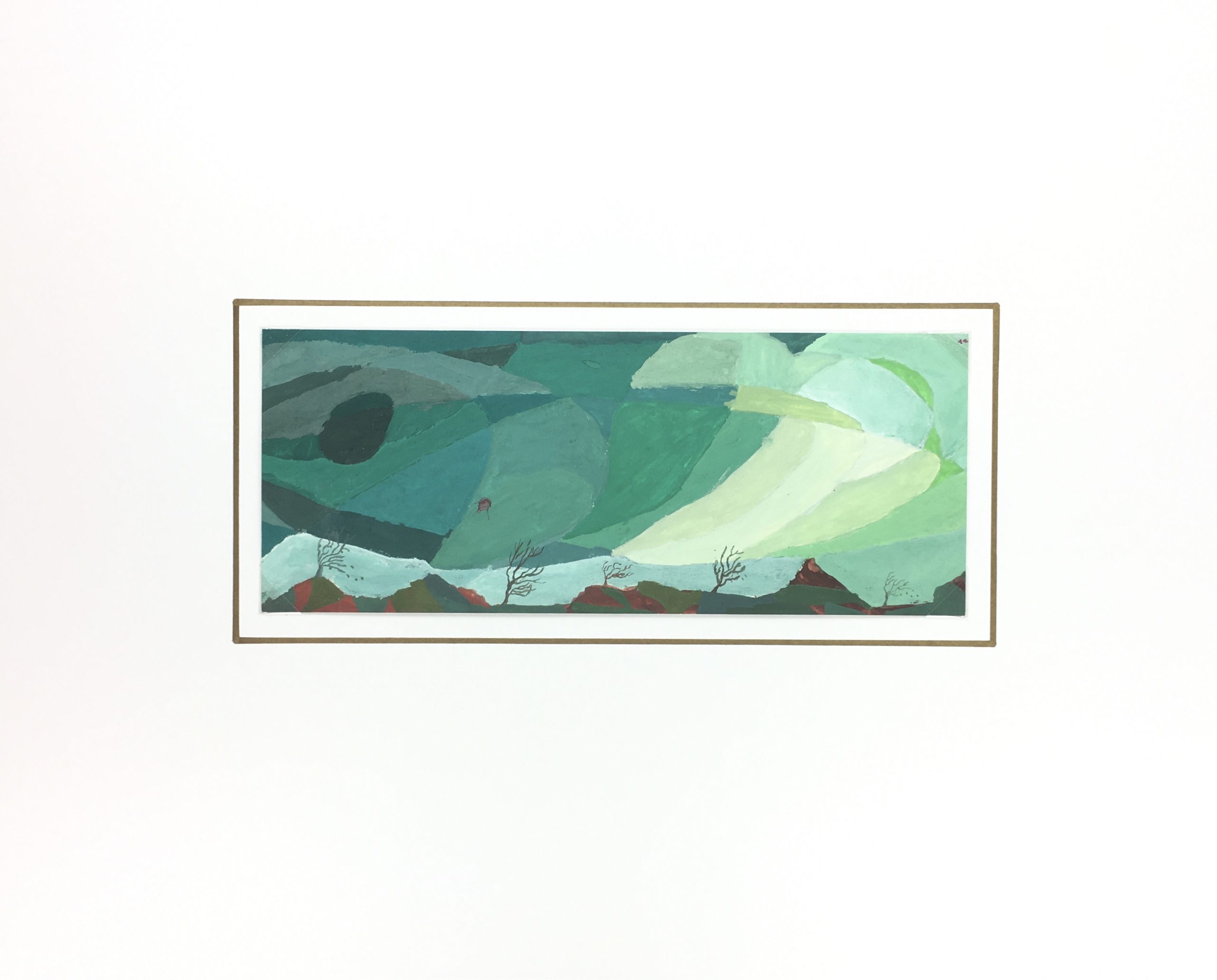Trees Original Art - Abstract, C.1950 - Original Art, Antique Maps & Prints